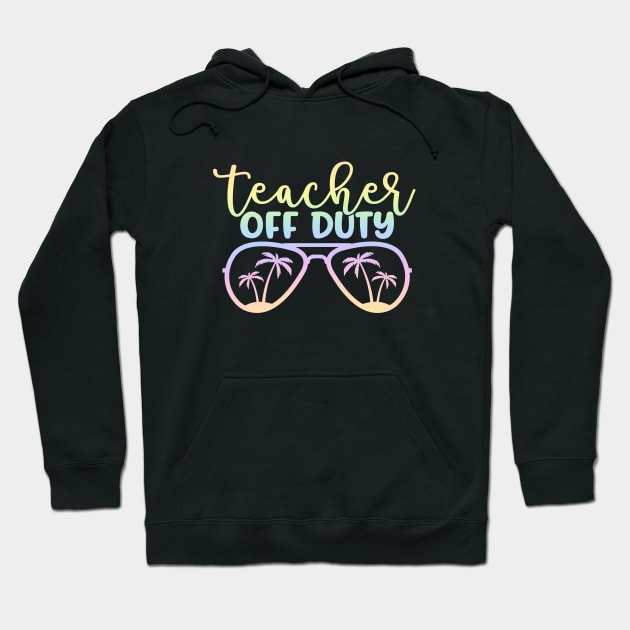 Teacher off duty - funny teacher joke/pun Hoodie by PickHerStickers